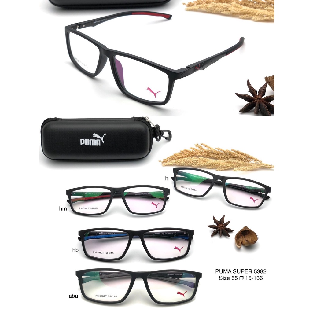 Frame Kacamata Baca 5382 Paket lensa minus Antiradiasi Premium