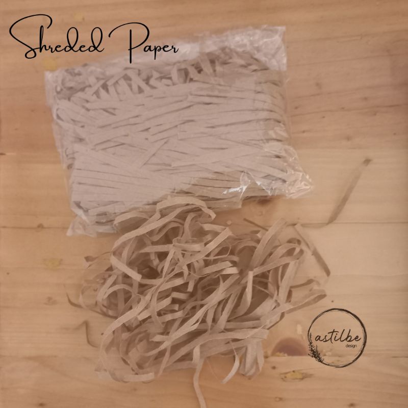 

Shredded paper coklat 25 gram