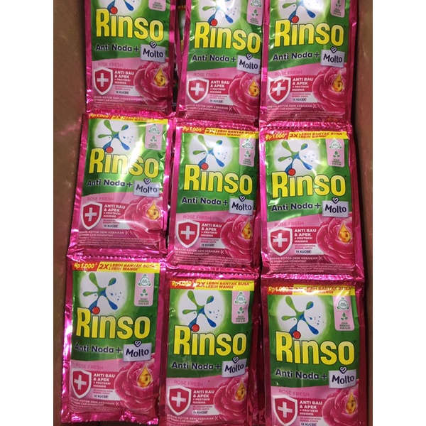 Jual Rinso Cair Sachet Renceng 40 Ml Shopee Indonesia