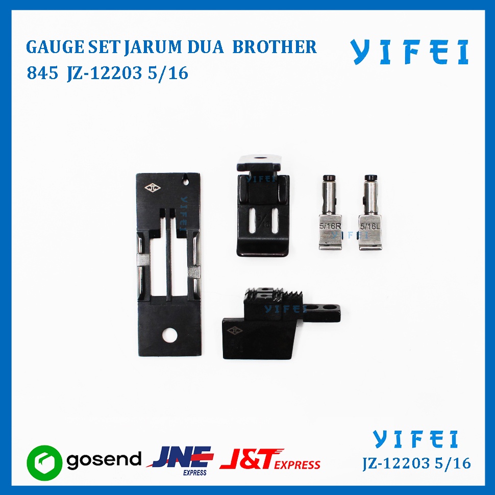 GAUGE SET JARUM DUA BROTHER 845 YIFEI-12203 5/16