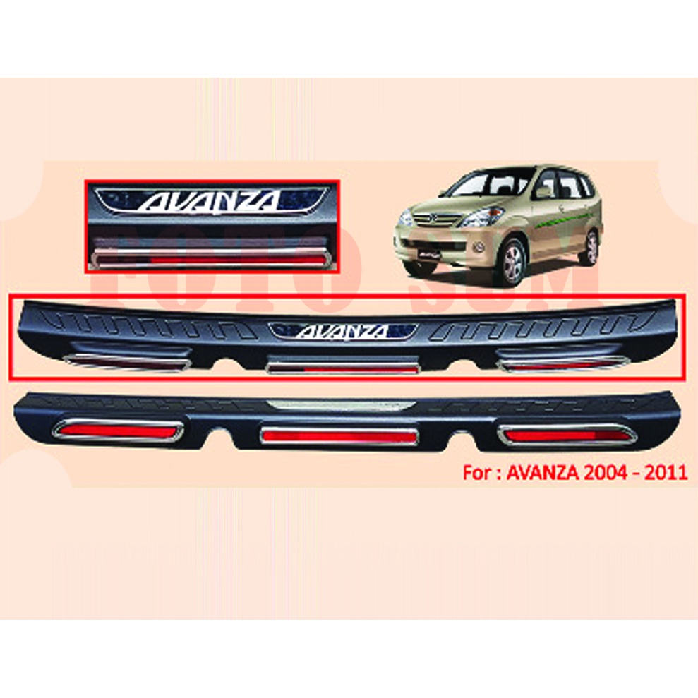 Sillplate Belakang + reflektor avanza awal sampai 2011