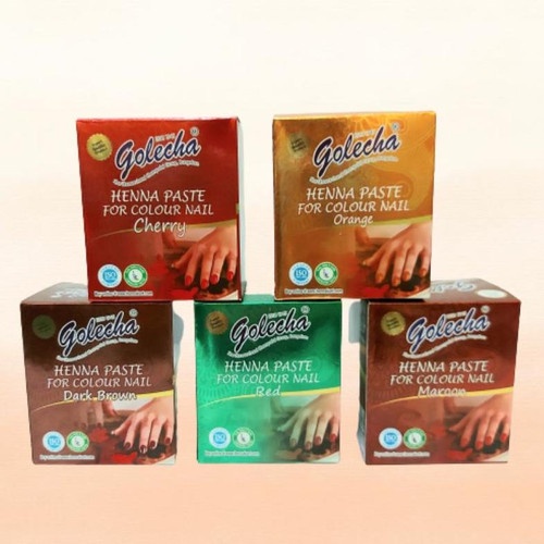 1 Box 12pcs GOLECHA NAIL Tube Henna Paste Golecha Kuku Kutek Halal