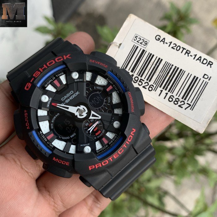 Original jam tangan Casio G-Shock GA-120TR-1ADR 
 GA120TR 2DR