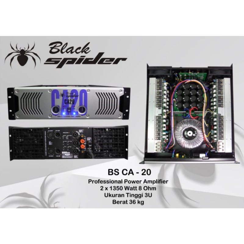 POWER CA 20 BLACK SPIDER CA 20  ORIGINAL