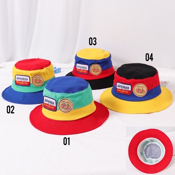 LIN8039 - TOPI ANAK MOTIF BERKARAKTER ANPANMAN TOPI FASHION BABY HAT