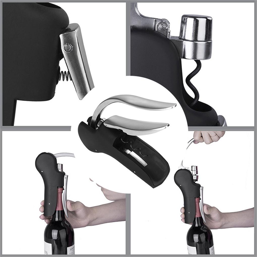 Zinc Alloy Metal Champagne Wine Bottle Opener Bar Corkscrew Portable Pro Minuman Perlengkapan Pesta Dapur Kitchenware Hadiah