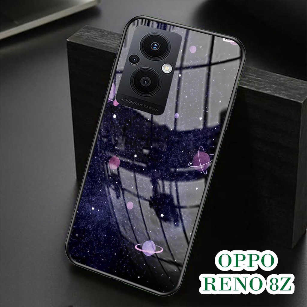 Softcase Kaca Oppo Reno 8z - Case Handphone OPPO Reno 8z [T29].