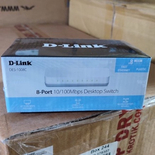D-LINK DES-1008C SWITCH HUB 8PORT 10/100 DLINK DES 1008C - DES1008C