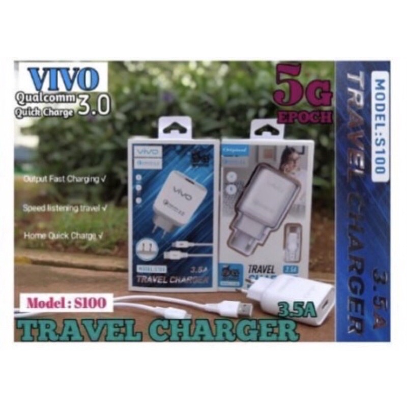 Charger 5G 3.5A TC Branded Micro 1 usb Merek S100