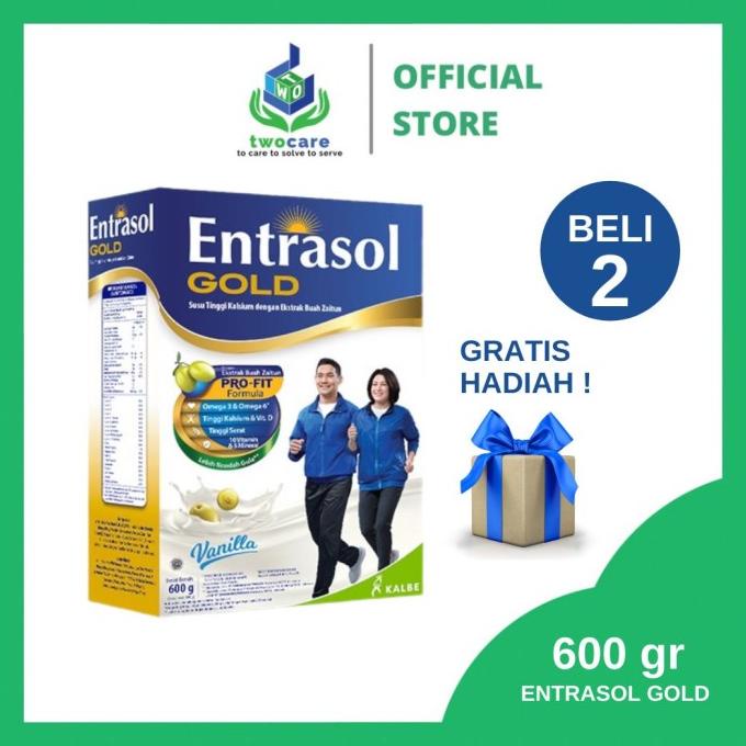 

[ COD ] Entrasol Gold 600 gr Vanila Coklat - Susu Lansia