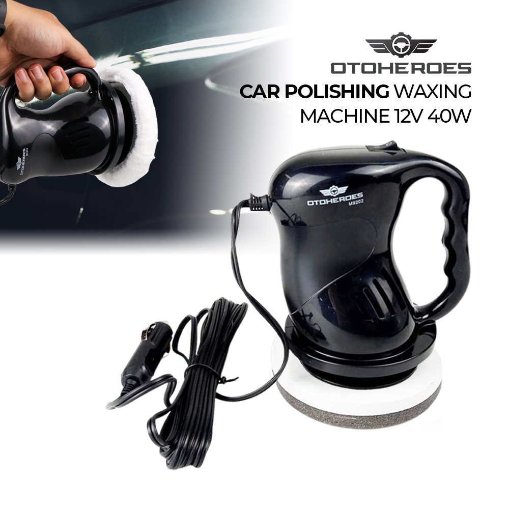 Car Polishing Waxing OMRSEMBK Machine 12V 40W - Black