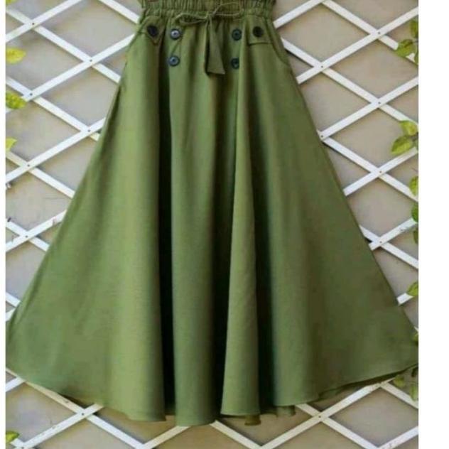 Murah Banget ROK PAYUNG TOYOBO || ROK KATUN PANJANG TOYOBO MILLINEAL || ROK WANITA LEBAR MODE PAYUNG