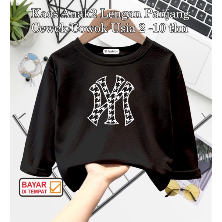 ((IB))KAOS ANAK UNISEX PANJANG/NY DIGITAL SABLON