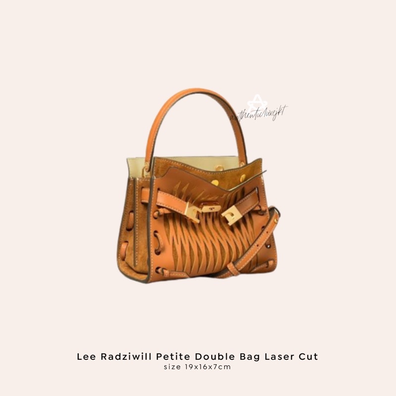 [READY STOCK GRATIS ONGKIR] TB LEE RADZIWILL PETITE DOUBLE BAG LASER CUT