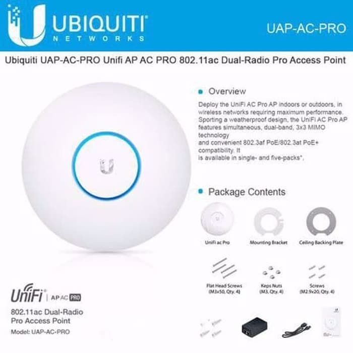 Ubiquiti UAP-AC-PRO : UniFi AC PRO UAP AC PRO