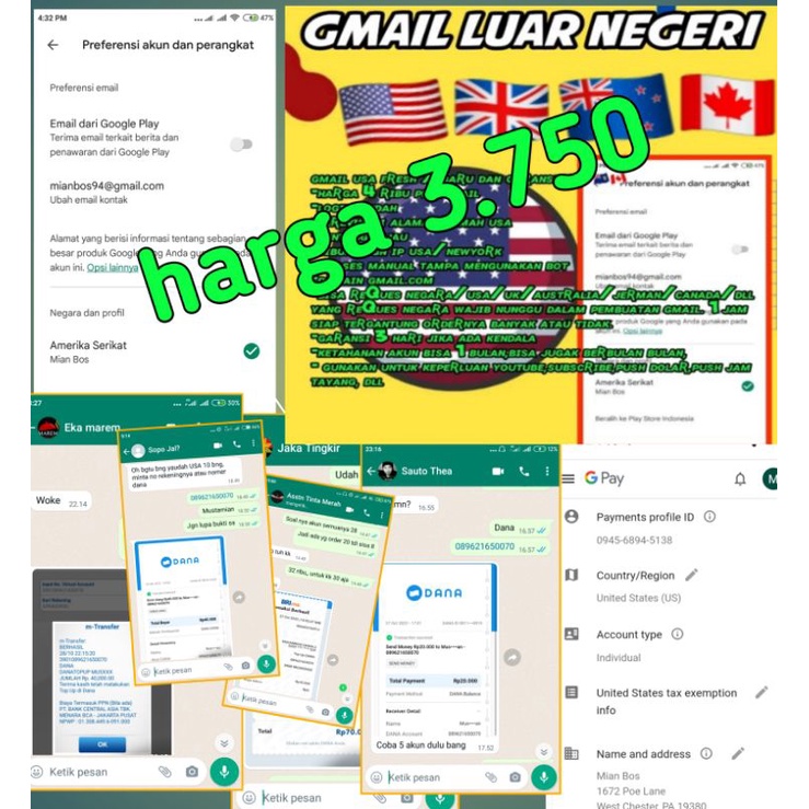 Gmail luar negeri usa