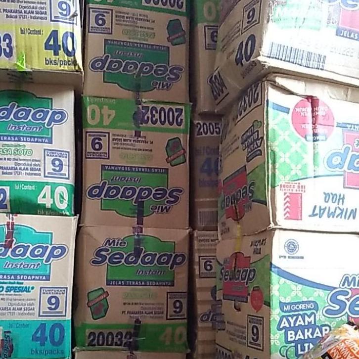 

Pro sale--Mie Sedaap kuah 1 dus isi 40bks Ayam bawang, soto, baso, kari ayam, kari spesial, baso spesial dll