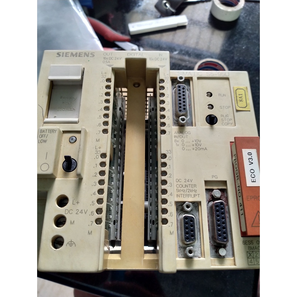 6ES5095-8MA04 Siemens Simatic S5 S5-95U PLC Module, 24 V DC