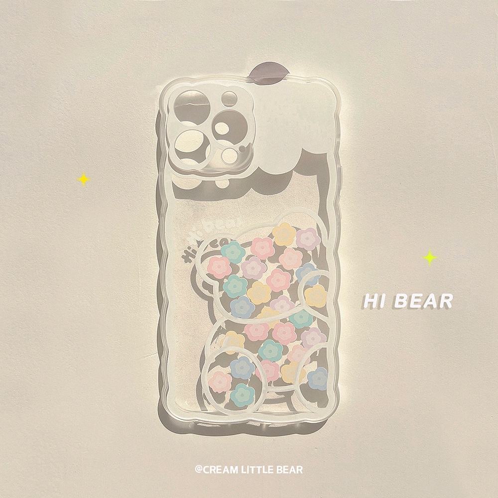 Soft Case Motif Beruang Untuk OPPO A57 2022 A77S A15 A16 A16K A54 A53 A12 A5S A7 A3S A11k A31 A52 A92 A94 A93 A37 F9 A1K A76