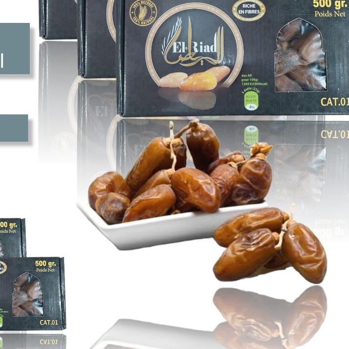 

kurma tangkai tunisia palm 500gr KEMASAN DUS [ AFIA DATE]