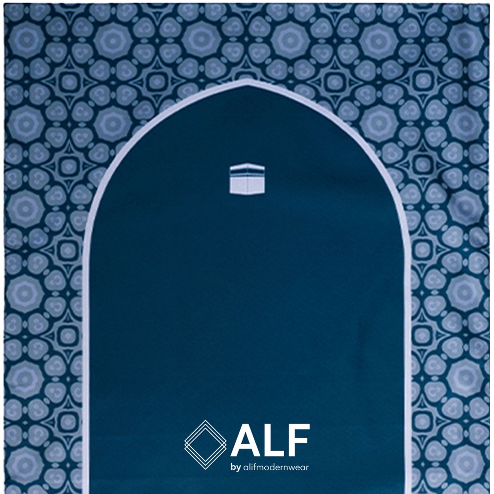 ALIF SAJADAH GENGGAM TRAVEL / SAKU / PORTABLE / WATERPROOF ( ALIF MODERN WEAR SJG-0175 )