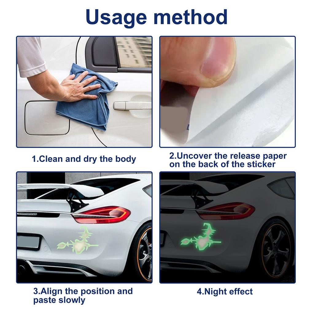 Stiker Dinding Decal Desain Halloween Model Luminous Untuk Dekorasi Bar Restoran (house2020)