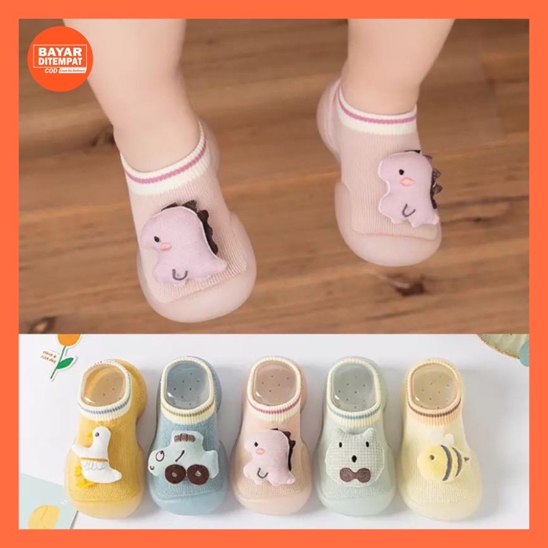 Sepatu Anak Bayi Laki  Laki 1 Tahun Prewelker Shoes Karet Anti Slip