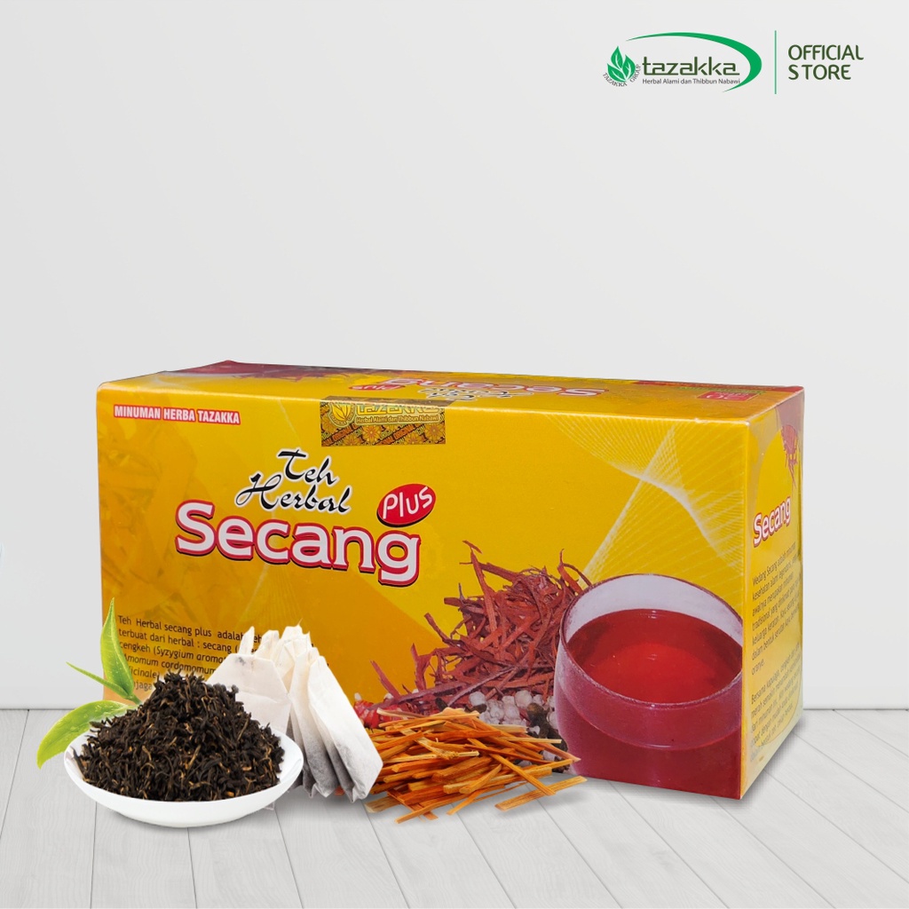 

Teh Daun Secang Tazakka Minuman Herbal Celup Isi 20 Kantong Sachet Box Herbs Tea Menurunkan Gula Darah Tinggi Menjaga Fungsi Hati Imunitas Tubuh