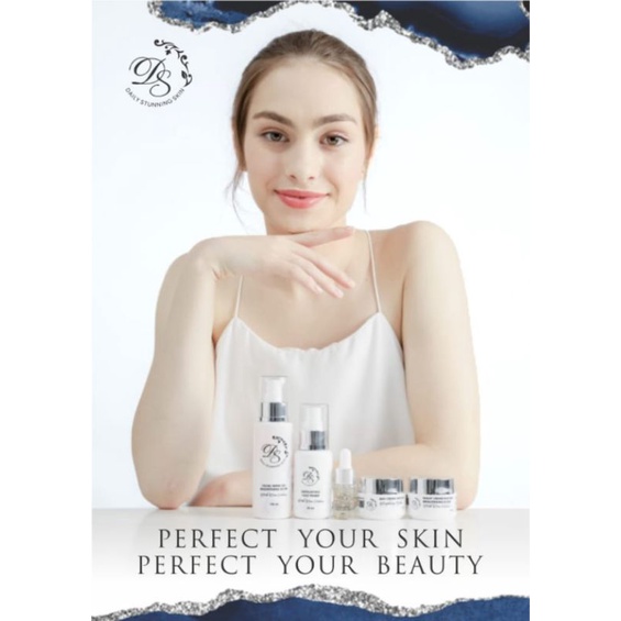Paket Skincare Ds Skin whitening Free Serum