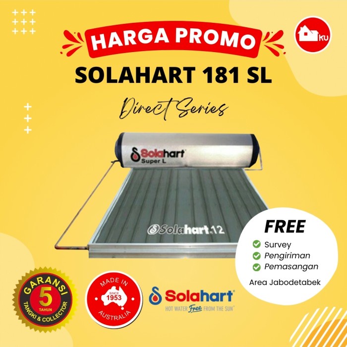 Water Heater Solahart Solar Water Heater 181 Sl - Pemanas Air Solahart 181 Sl