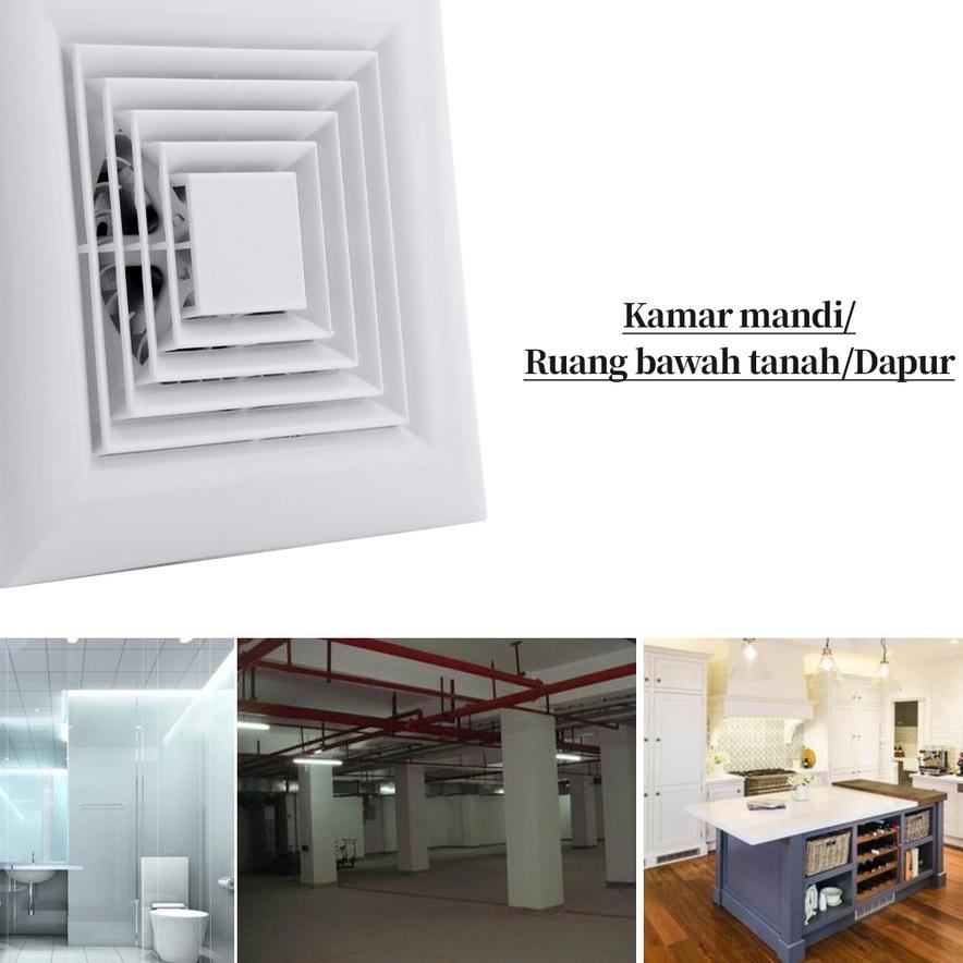 12 inch Exhaust Fan Ceiling Plafon Exhaust Fan / Kipas Angin 10/8 Inch