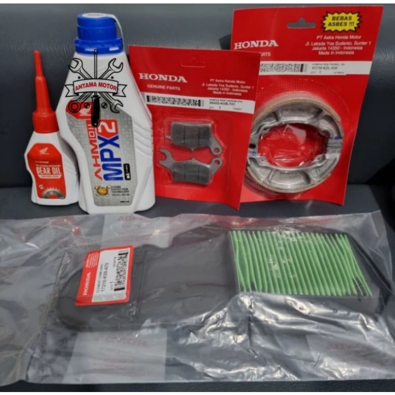 Paket Service Oli Kampas Rem Filter Vario 125 150 Esp 2015-2017 K59