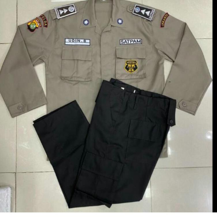 Paling Laris seragam PDL satpam baru, baju PDH satpam coklat