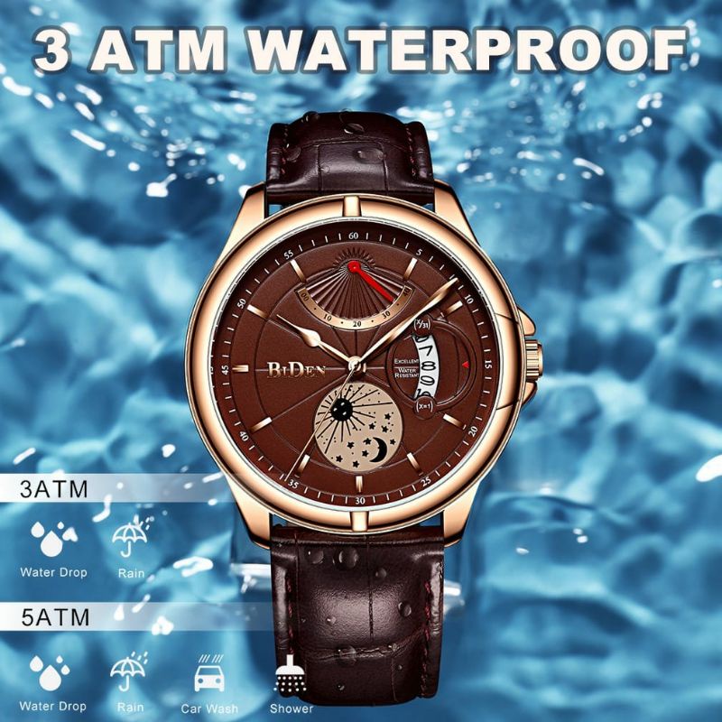 BIDEN 0396 KULIT JAM TANGAN PRIA TERLARIS FASHION OUTDOOR KASUAL PRIA ORIGINAL
