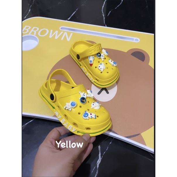 GJAZ CLOG BABY LAKI-PEREMPUAN IMPORT SIZE 20-29 JIBBIT ASTRONOT