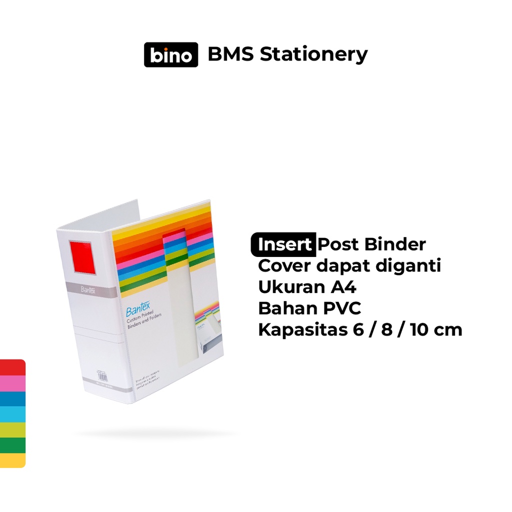 

[BMS Surabaya] Bantex INSERT Pipe / Post Binder Ukuran A4