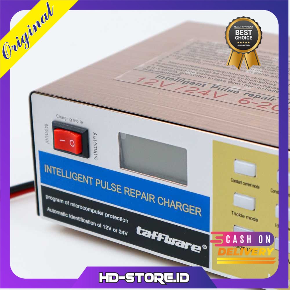 Taffware Charger Aki Mobil Lead Acid Battery 12V/24V 200AH - LD-002S