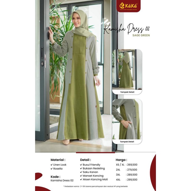 KEKE GAMIS DEWASA KAMISHA 02 GAMIS DEWASATERBARU 2022