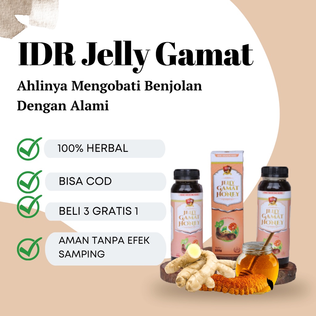 Obat Benjolan - IDR Jelly Gamat