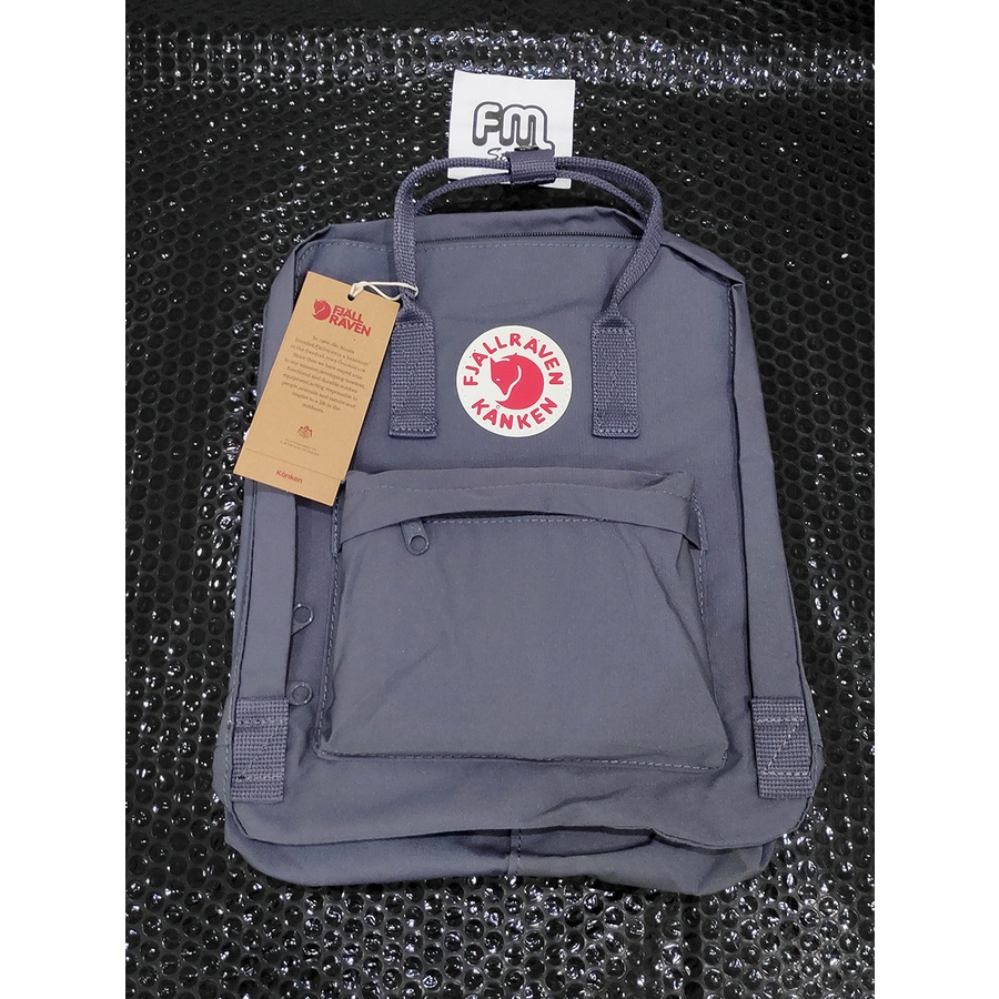 SALE Tas Ransel Kan Ken MEDIUM Polos Simple / Backpack Sekolah Wanita (READY GOSEND)-graphite