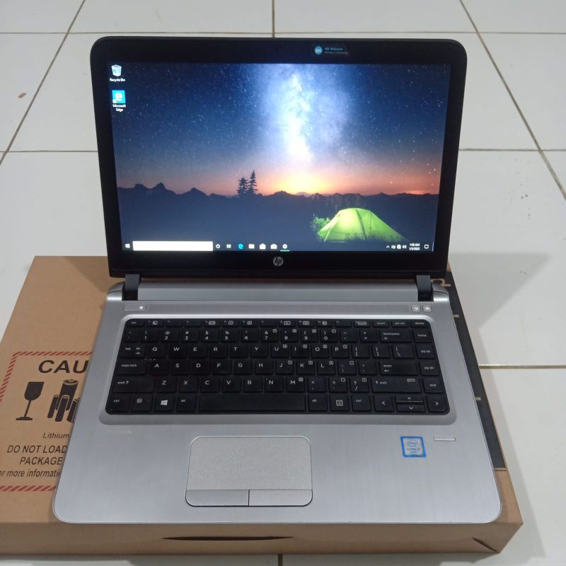 Laptop HP Probook 440 G3, Core i5 - 6200U, Gen 6Th, HD Graphics 520, Ram 8 GB, Hdd 500Gb, Lengkap
