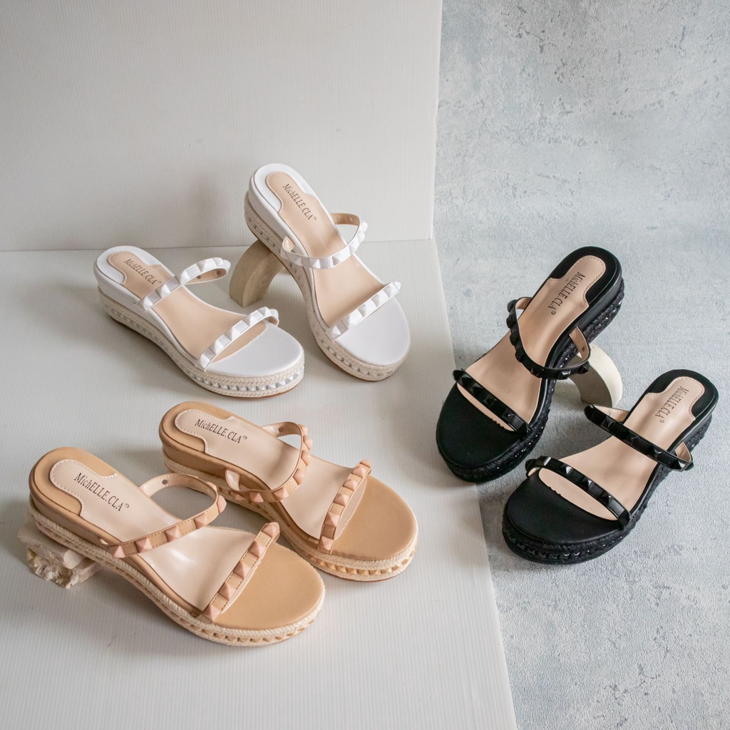 Lucia Studs Wedges