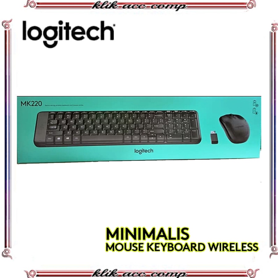Logitech Combo MK220. keyboard + mouse/keyboard mouse logitech wireles