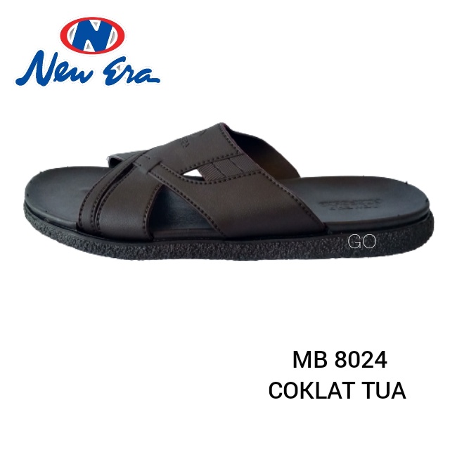 gof NEW ERA MB 8024 Sandal Slop Karet Sendal Karet Pria Terbaru Keran Size 39/43