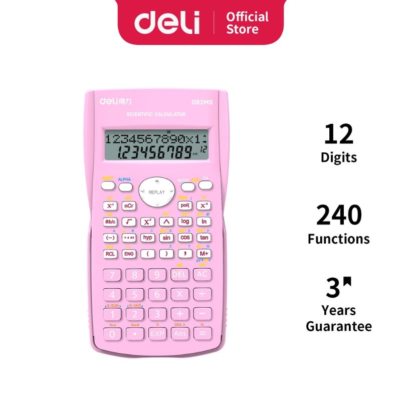 

Deli Scientific Calculator 240F 10 2 Digits Murah