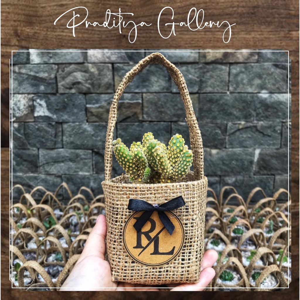 Goni bag 10cm/ Tas goni mini / Goni bag kaktus