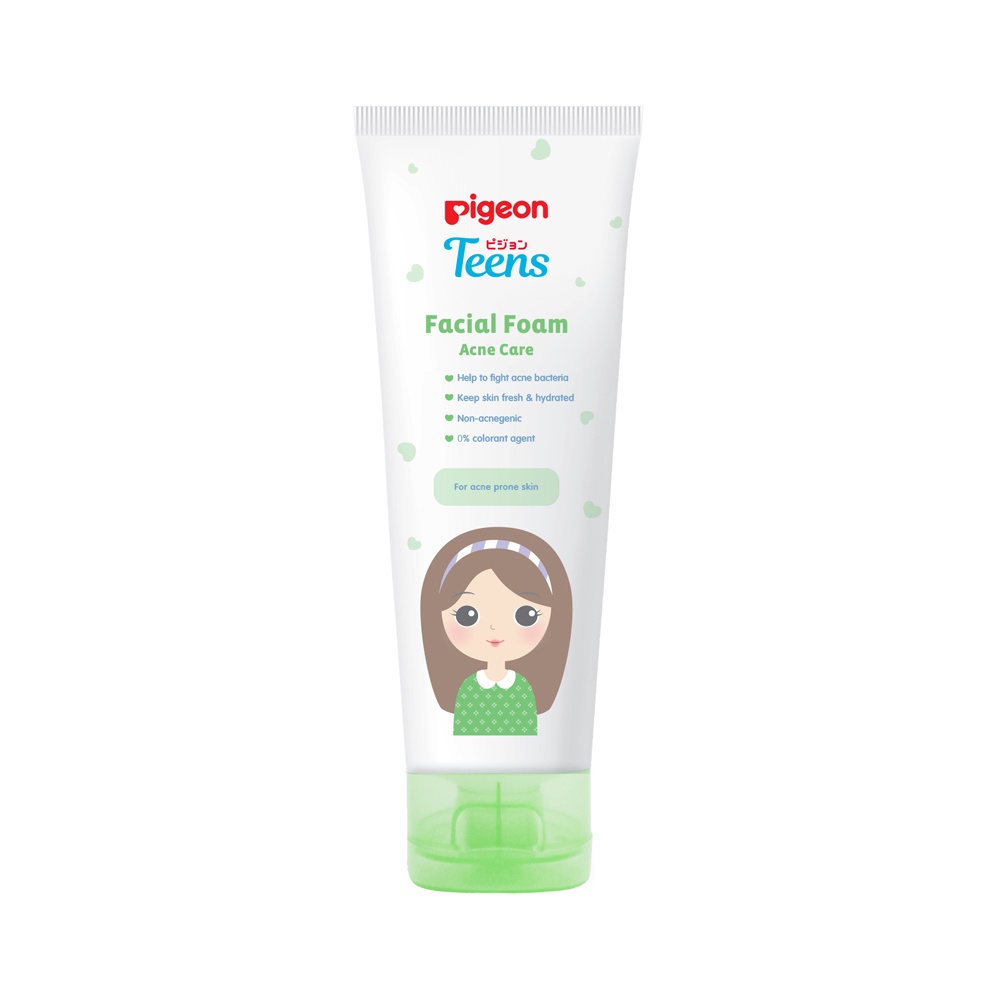 PIGEON Teens Facial Foam Acne Care Sabun Wajah Remaja Berjerawat