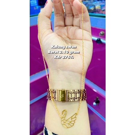 kalung medan swan emas 8k