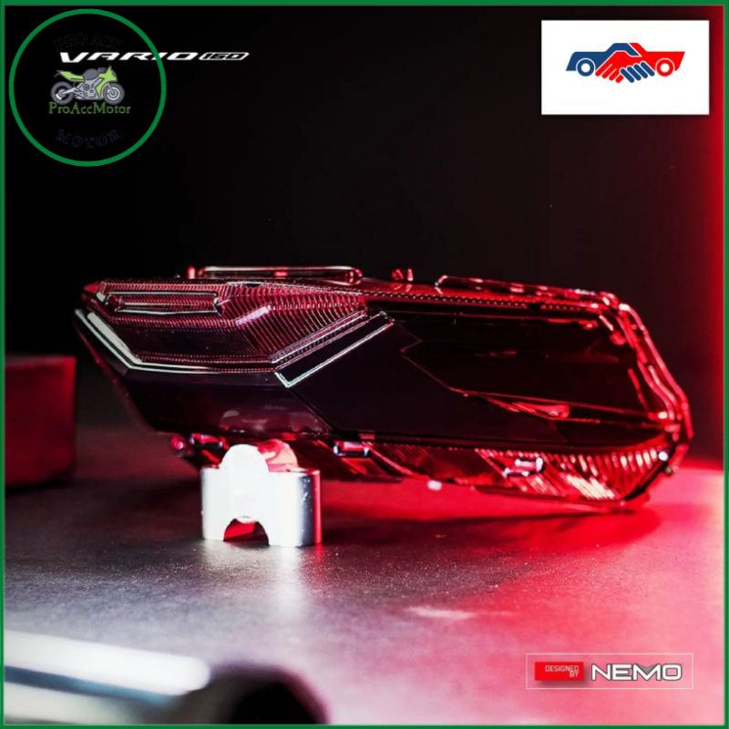 mika smoke lampu belakang NEW VARIO 160 mika stoplamp (pro acc motor)