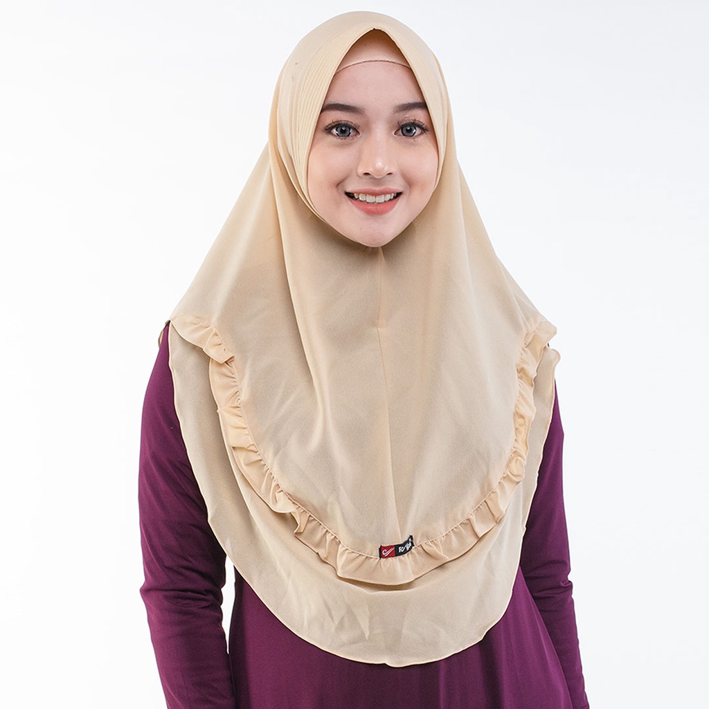 SALE COD !!! Feyza Fukayna - Jilbab Instan Bergo Dewasa Bahan Diamond Crepe